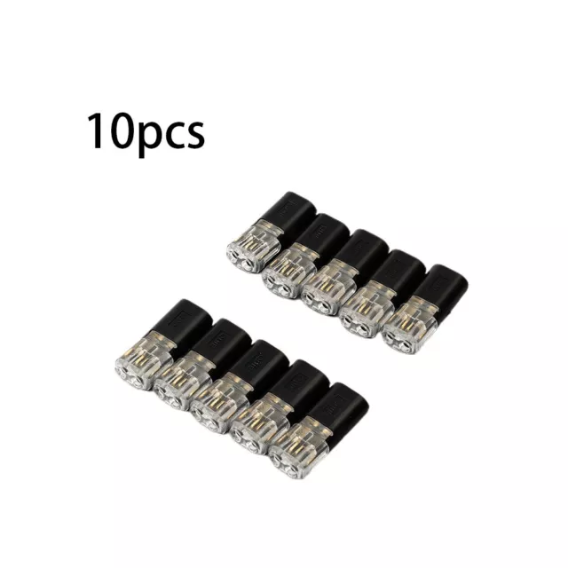 Voiture Connecteur Agrafe Kit Prise Terminal Voie Câble 10pcs 2 Broche