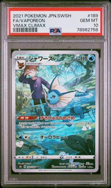 Pokemon Card N's Zekrom CHR s8b 195/184 Holo VMAX Climax Nintendo Japanese  NM