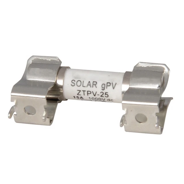 Fusible Cylindrique Photovoltaïque GPV 30kA 10x38 1000VDC 10A - Référence 60PV0010