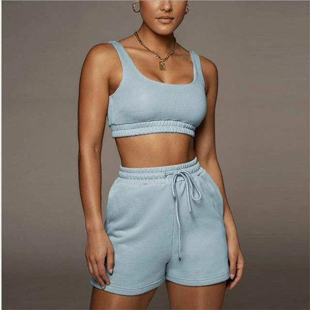 Donna senza Maniche Felpa Top Corto E Split con Lacci Fondo Estate Vestito 11