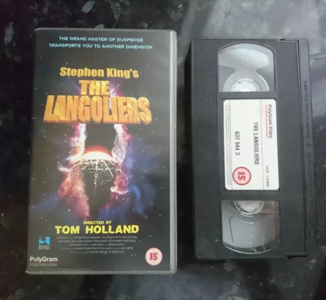 The Langoliers VHS Big Box Stephen King Cassette Tape Tom Holland 1996 Tape 90s The Langoliers VHS Big Box Stephen King Cassette Tape Tom Holland 1996 Tape 90s