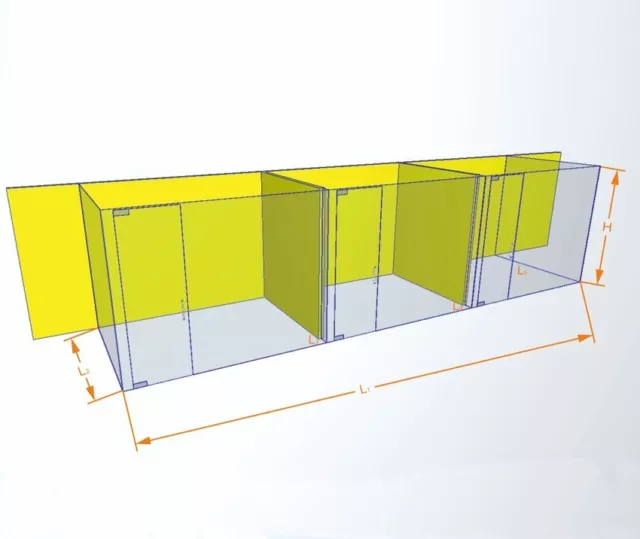 Glass Office Wall with Installation