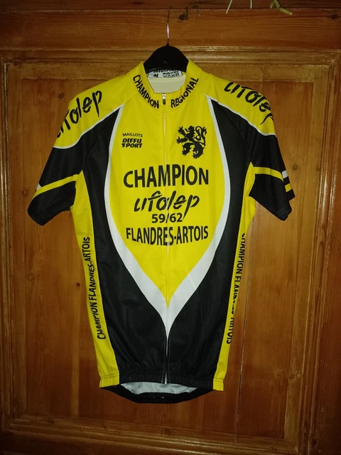 Maillot De Rugby Ancien Porté - Avec Sponsor Eurosport Cousu - Très Bon état - Provenance France