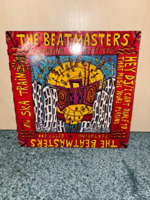 The Beatmasters Hey DJ 7" Vinyl Single Record Used Condition