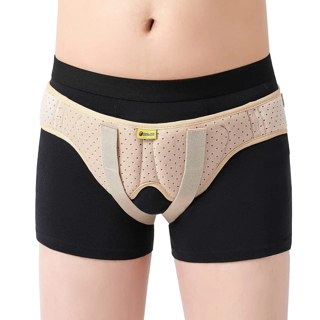 INGUINAL MEDICAL HERNIA Belt Groin Support Double Truss Brace For Men