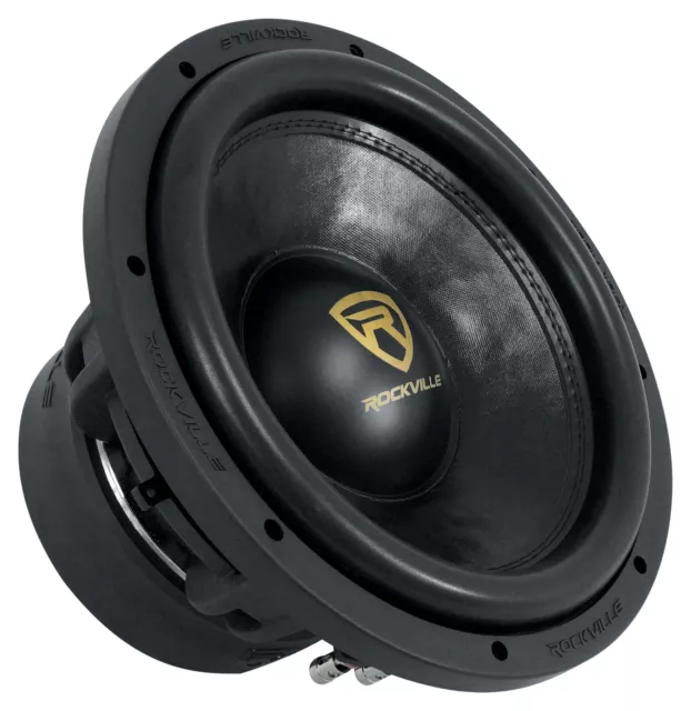 (2) Rockville W12K9D2 V3 12" 8000 Watt Car Subwoofers Dual 2-Ohm Subs CEA Compli 2