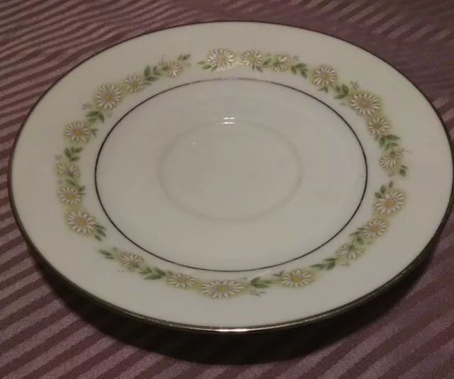 Vintage Noritake Trilby 6908 Daisy Pattern 5 3/4" Saucer  Made In Japan