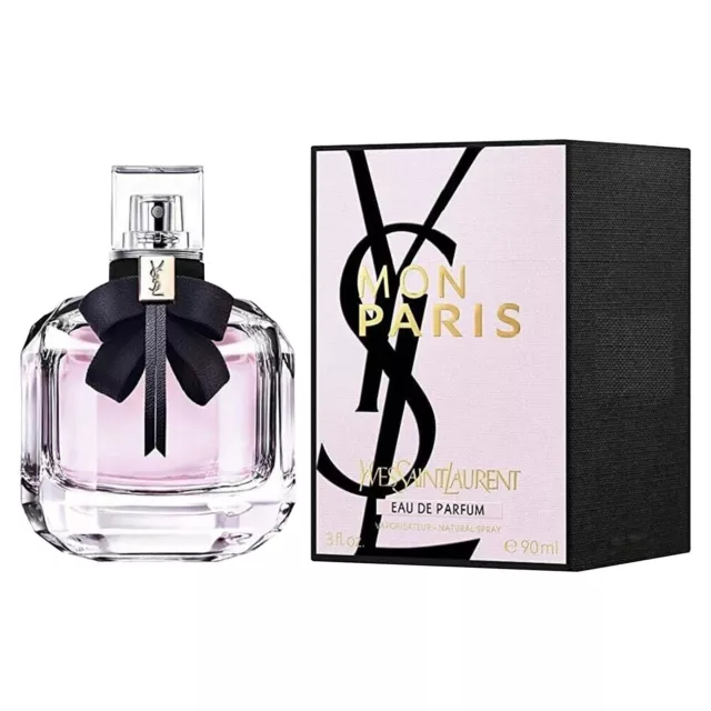 Mon Paris by Yves Saint Laurent Eau De Parfum 3oz 90ml Perfume New Sealed in Box