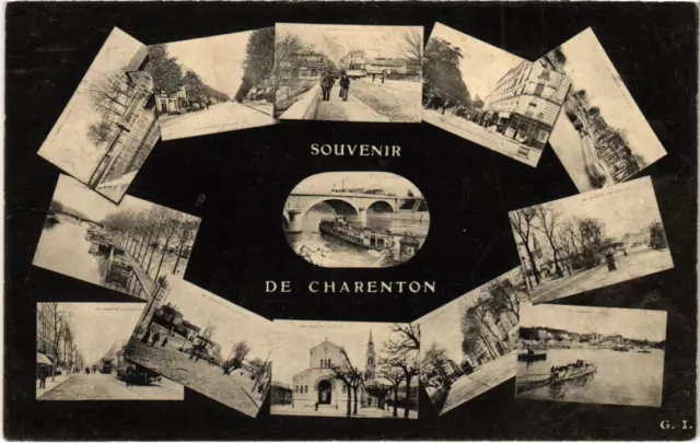 CPA AK Souvenir de Charenton FRANCE (1282186)