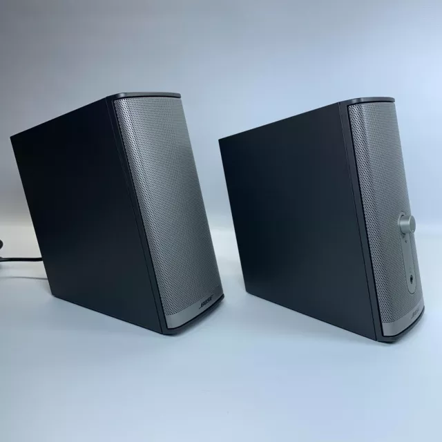 Bose Companion 2 Series II Multimedia Speaker System Gray With Adapter & AV Cord