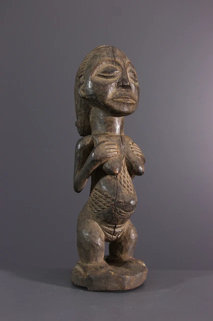 Luba Statue African Tribal Art Africain Arte Africana Afrikanische Kunst **
