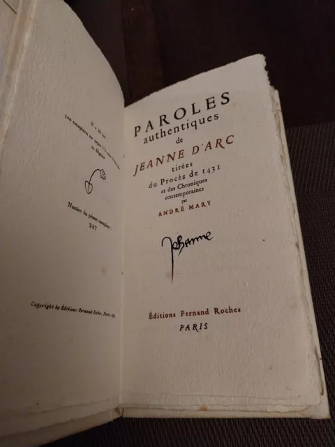 Jeanne D'Arc Paroles Authentiques du procès 1431