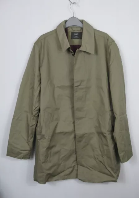Marks & Spencer mens Stormwear Sand Cotton Blend Mac Coat  M - 4XL  RRP £69.0