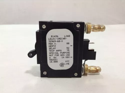 Airpax LELK1-1REC4R-32969-60-V / 502661 Breaker 60 Amp Bullet Style, New