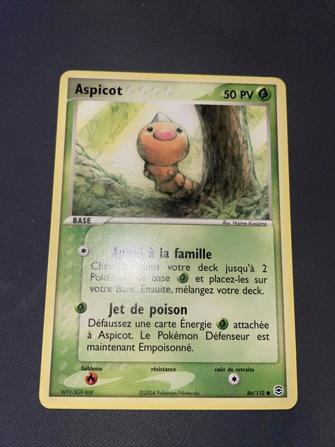 Aspicot Commune - Pokemon 86/112 Ex Red Light Green Leaf New French