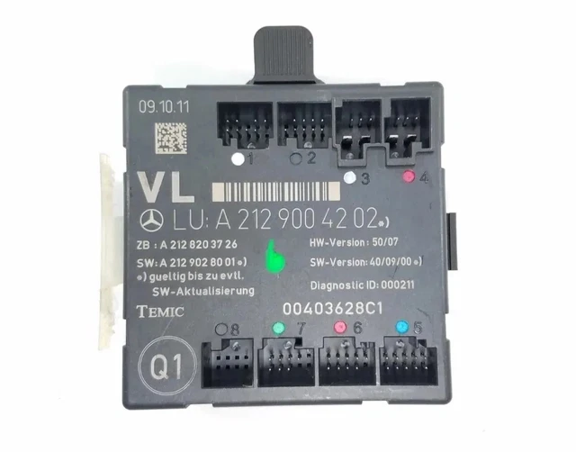 08-18 Mercedes CLS400 E350 C250 Front Left Driver Side Door Control Module OEM