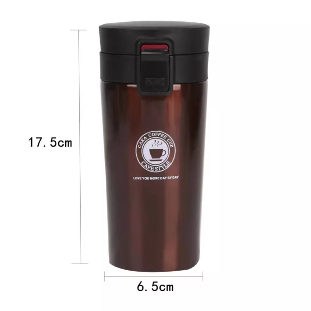 Tazza da caffè da viaggio isolata tazza termica acciaio inox thermos UK 2