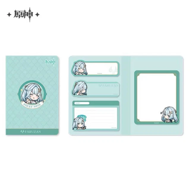 GENSHIN IMPACT ACCOUNT Genshin Faruzan Sticky Note Chibi Chara Official 