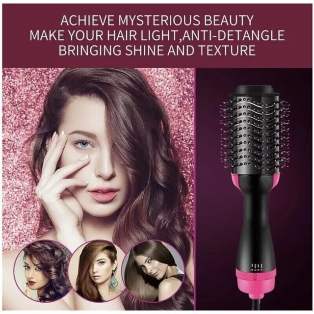 Dryer and Styler Volumizer Brush Smooth Frizz-Free Blow Outs In Half The Time