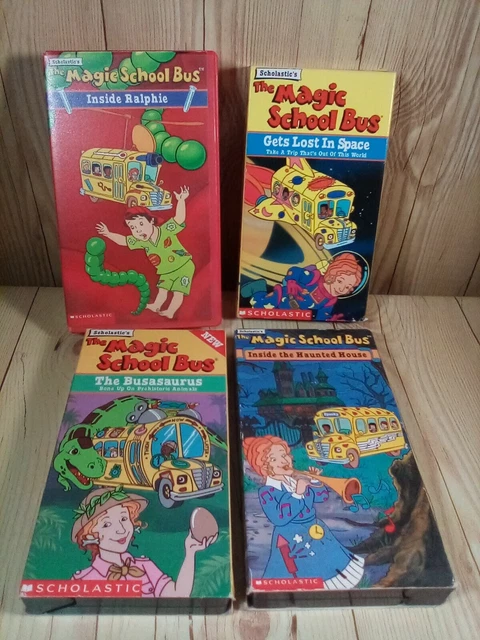 SCHOLASTICS THE MAGIC School Bus VHS 4 Tape Video Lot Vintage 90s £13. ...