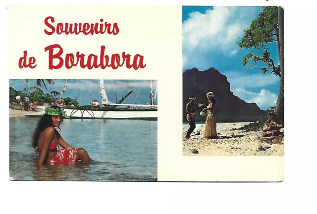 975 - Polynesie - Borabora - Multi-Vues - Souvenirs