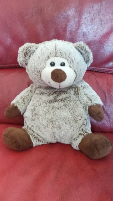 Doudou Roda Rodadou Peluche Ours Brun Chiné Marron 35 cm