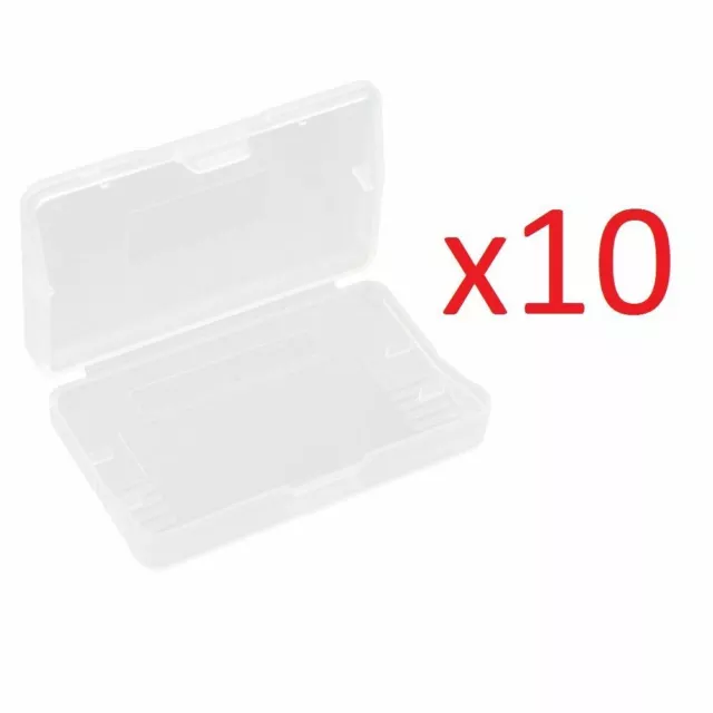 10x Game Card Case Holder Clear Box Nintendo GBA GameBoy Advance SP