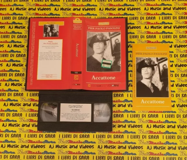 VHS*film ACCATTONE 1995 Pier Paolo Pasolini CINECITTA' 3 VIDEORAI (F41) no dvd