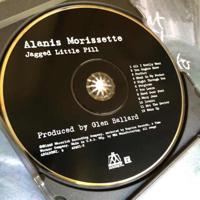 Alanis Morissette: Jagged Little Pill - 1995 CD album (Maverick) 3