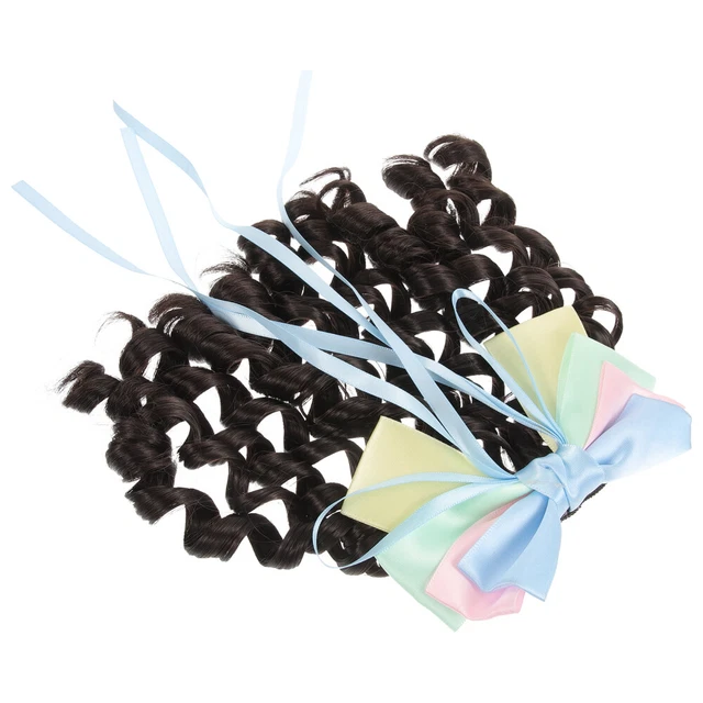 Parrucca riccia donna parrucca ondulata parrucca sintetica estensione capelli per banchetto ballo