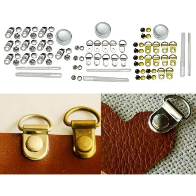 Metal Lace Hooks DIY Repair Kit for Climbing Shoes D Ring Buckles For