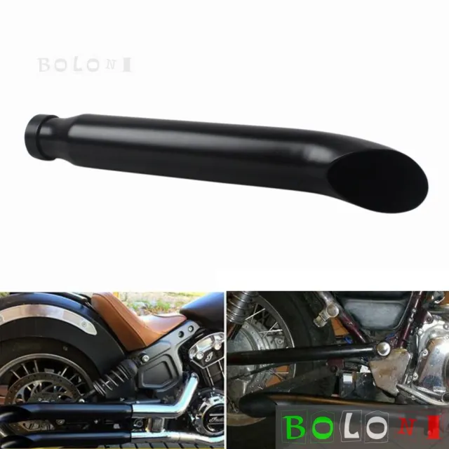 19” Exhaust Muffler Pipe For Honda Harley BMW Cafe Racer Suzuki VL Intruder