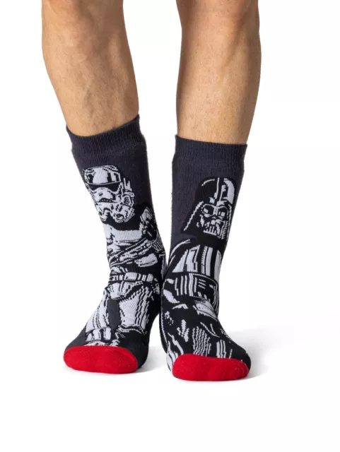 HEAT HOLDERS Lite Licensed Star War Character Socks-Darth Vader and Stormtroo...