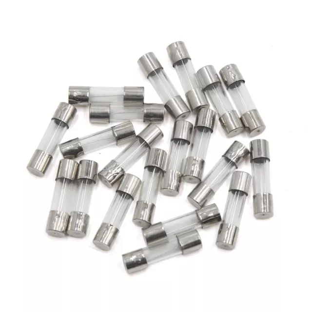 Universel 20Pc 5x20mm Rapide 5A Type Tube Verre Fusible pour Voiture