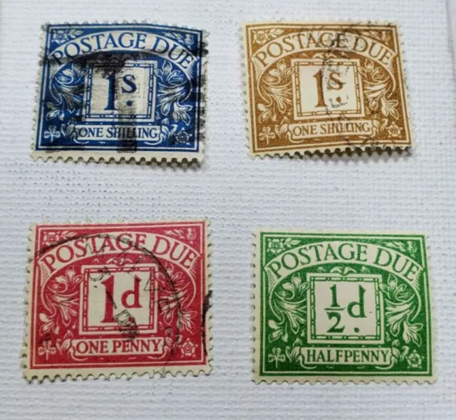 Great Britain 1955 Set Of 4 Postage Stamps B6/81