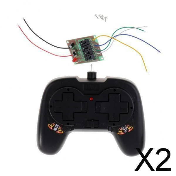 Set Ricevitore Trasmettitore Telecomando 2x 2,4 G per Bambini Rc Auto Giocattolo