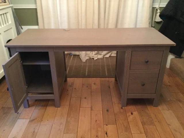 Ikea hemnes shop desk grey