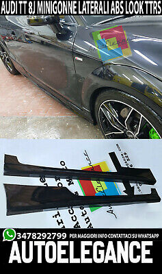 Look Mini-Jupes Latéral pour Audi Tt 8J 2006-2014 Sous Port Sportive Rstt Look ABS 