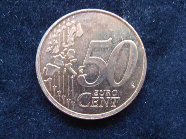 50 Cent Kursmünze Portugal 2010 bankfrisch, unc. aus Münzrolle, keine Umlaufmünz 2