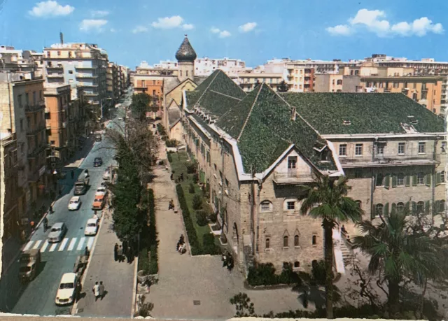 Cartolina Bari Corso Sicilia Chiesa Russa Marcofilia viaggiata