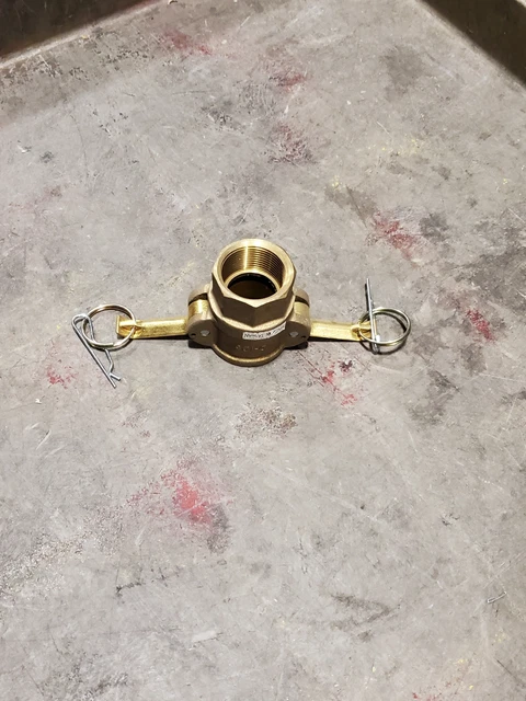 brass camlock D coup x FP 1-1/4in