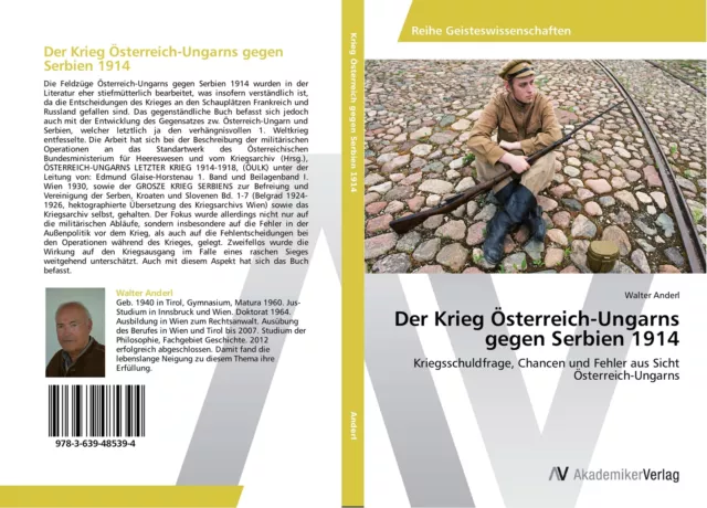 Der Krieg Österreich-Ungarns gegen Serbien 1914 | Buch | 9783639485394