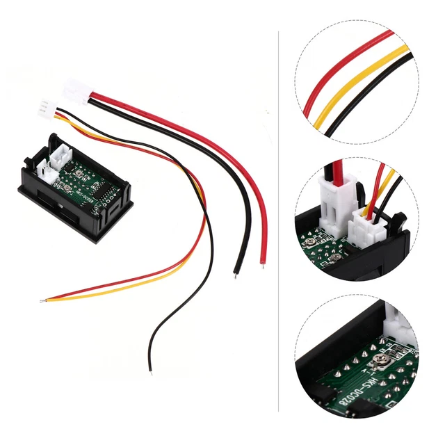 VOLTAGE CURRENT METER Amp Checker Gauge Mini Voltmeter Tester $11.64 ...