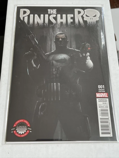 Punisher 1 Francesco Mattina Limited Edition Variant 2016 Marvel Comics NM