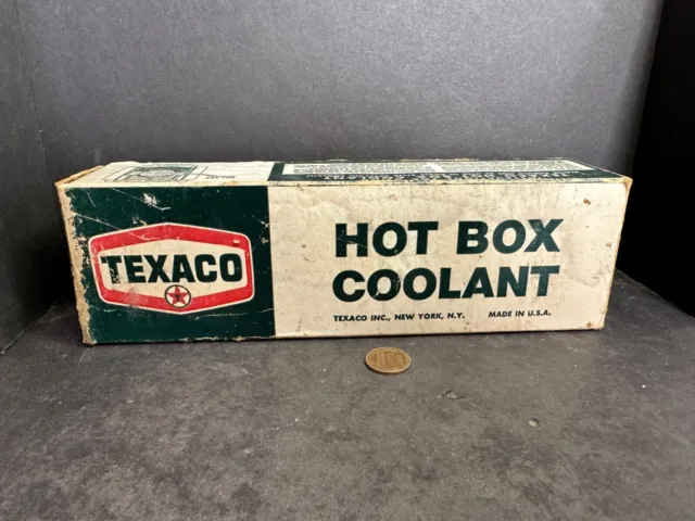 Vintage Texaco Hot Box Coolant, For Trains, Railroad, Unopened Box