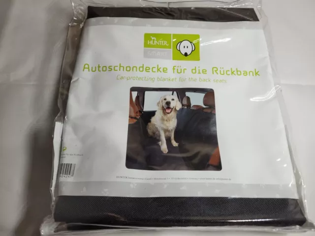 Autoschondecke Hunde Hunter Smart für die Rückbank schwarz, UVP 34,99 EUR, NEU