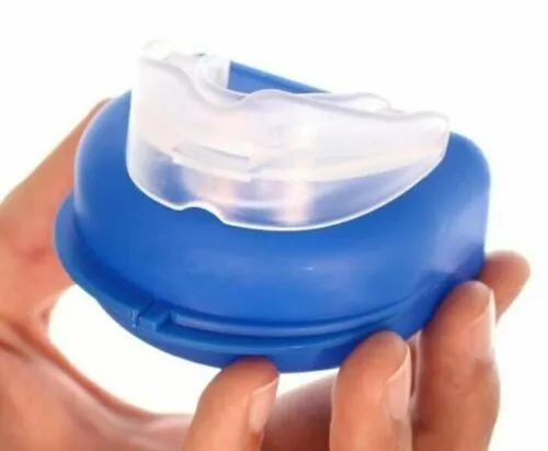 New Anti Snore Stop Snoring Mouth Piece Sleeping Aid Quiet Night Apnea Clip Help