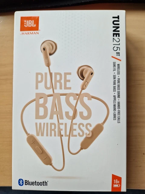 Jbl Tune 215 Tw In-ear Kopfhörer Bluetooth JBL TUNE 215 BT Bluetooth In-Ear Kopfhörer Gold Klangvoller Bass