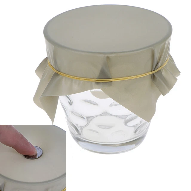 1pcs Magic Tricks Coin Thru Rubber Sheet Into Cup Black Hole Magic Props To   F2