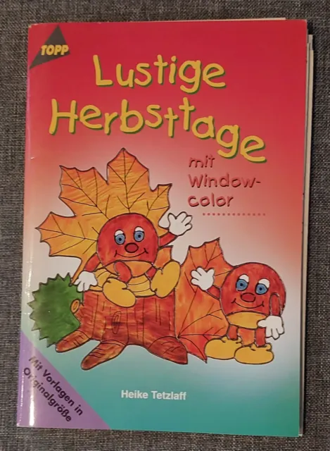 Malvorlagen Window color "Lustige Herbsttage"